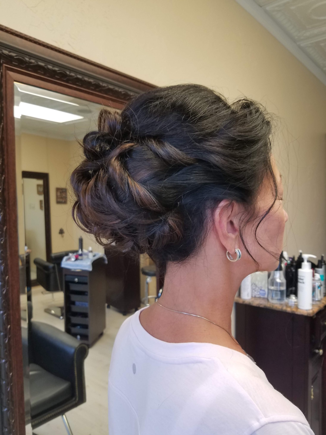 Elegant bridal hairstyle featuring hair extensions for wedding day glamour